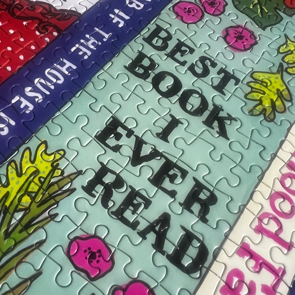 Like New! Puzzle 4 Avid Readers <1000 Pieces> Ideal Bookshelf (Book Club) Fun! - Picture 4 of 13